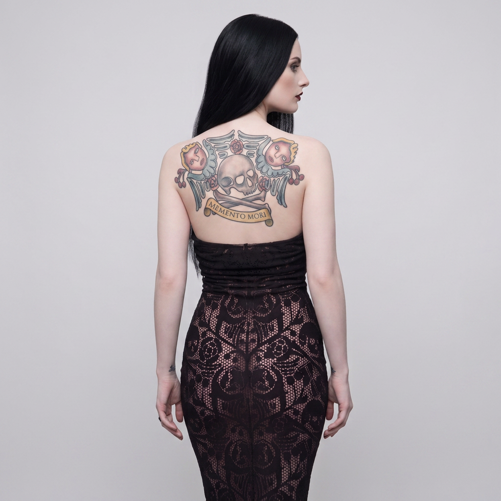 Memento Mori Lace Dress